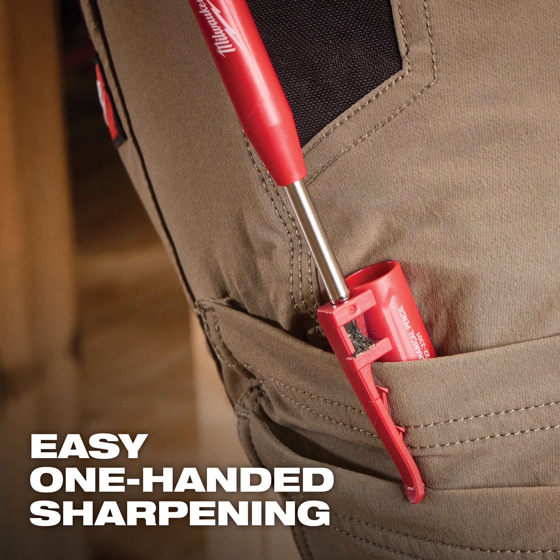 Milwaukee 48-22-3301 Built-in Sharpener Feature
