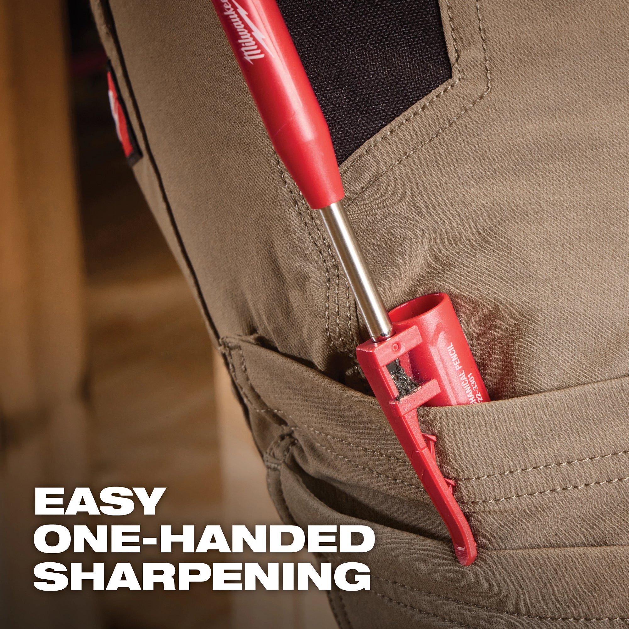 Milwaukee 48-22-3301 Built-in Sharpener Feature