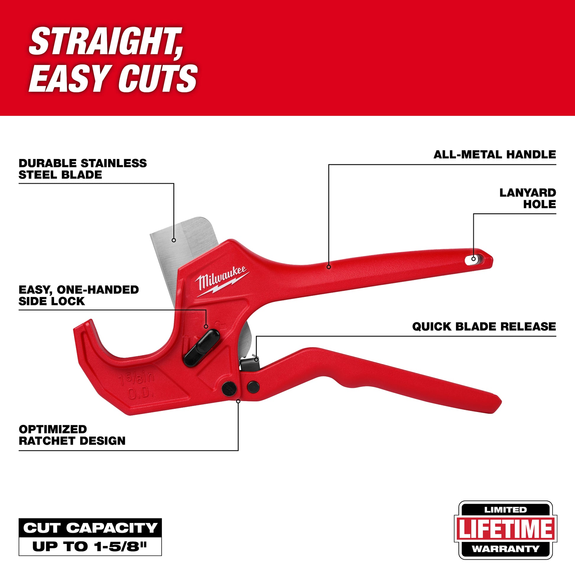 Ratcheting Pipe Cutter