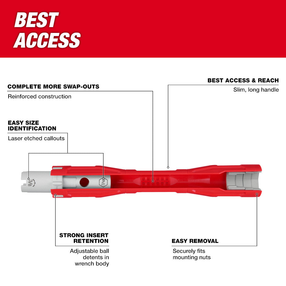 Milwaukee 48-22-7100 - Faucet Swap-Out Wrench
