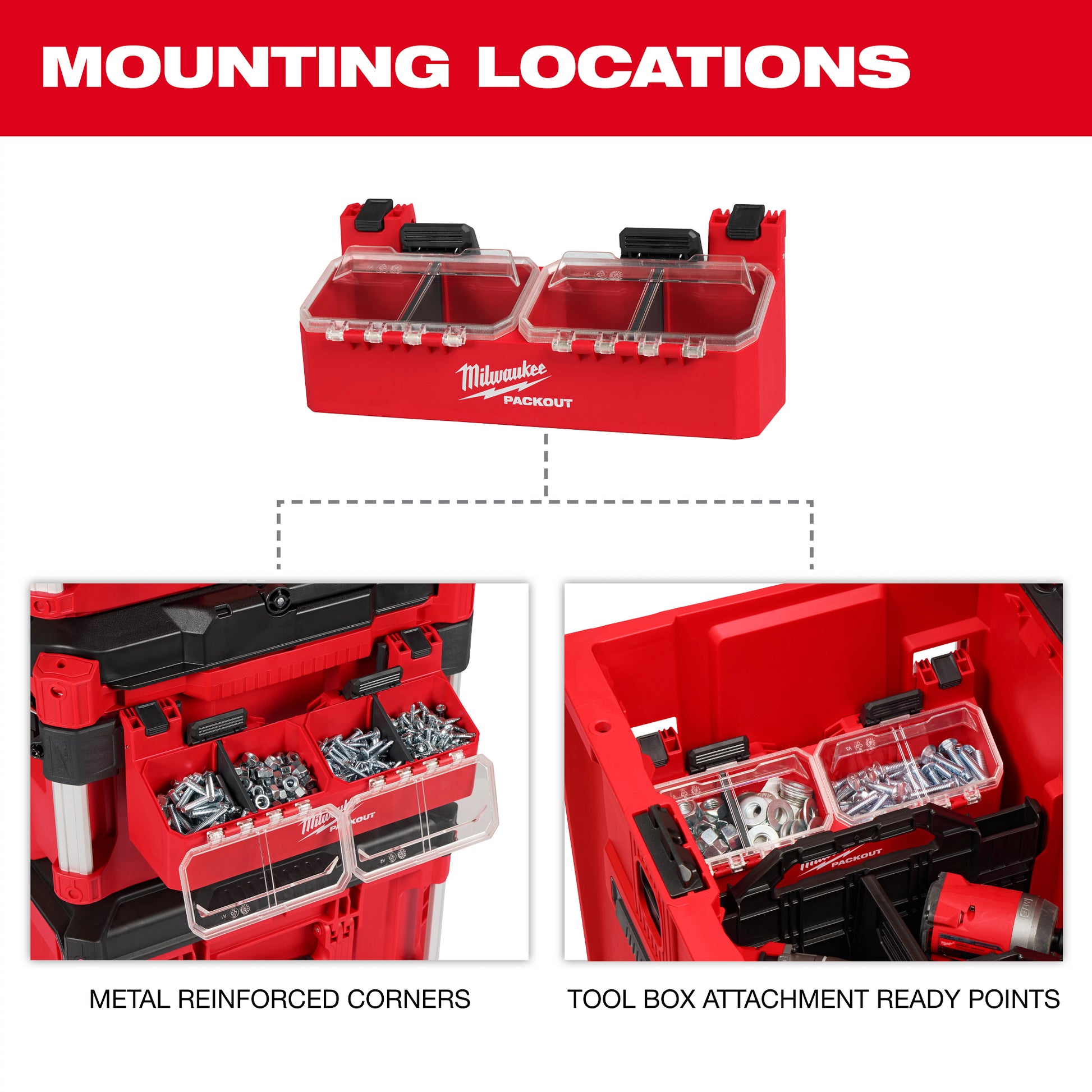 Small Parts Bin Attachment