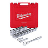 Milwaukee 48-22-9010 47pc 1/2" Drive Metric & SAE Ratchet and Socket Set