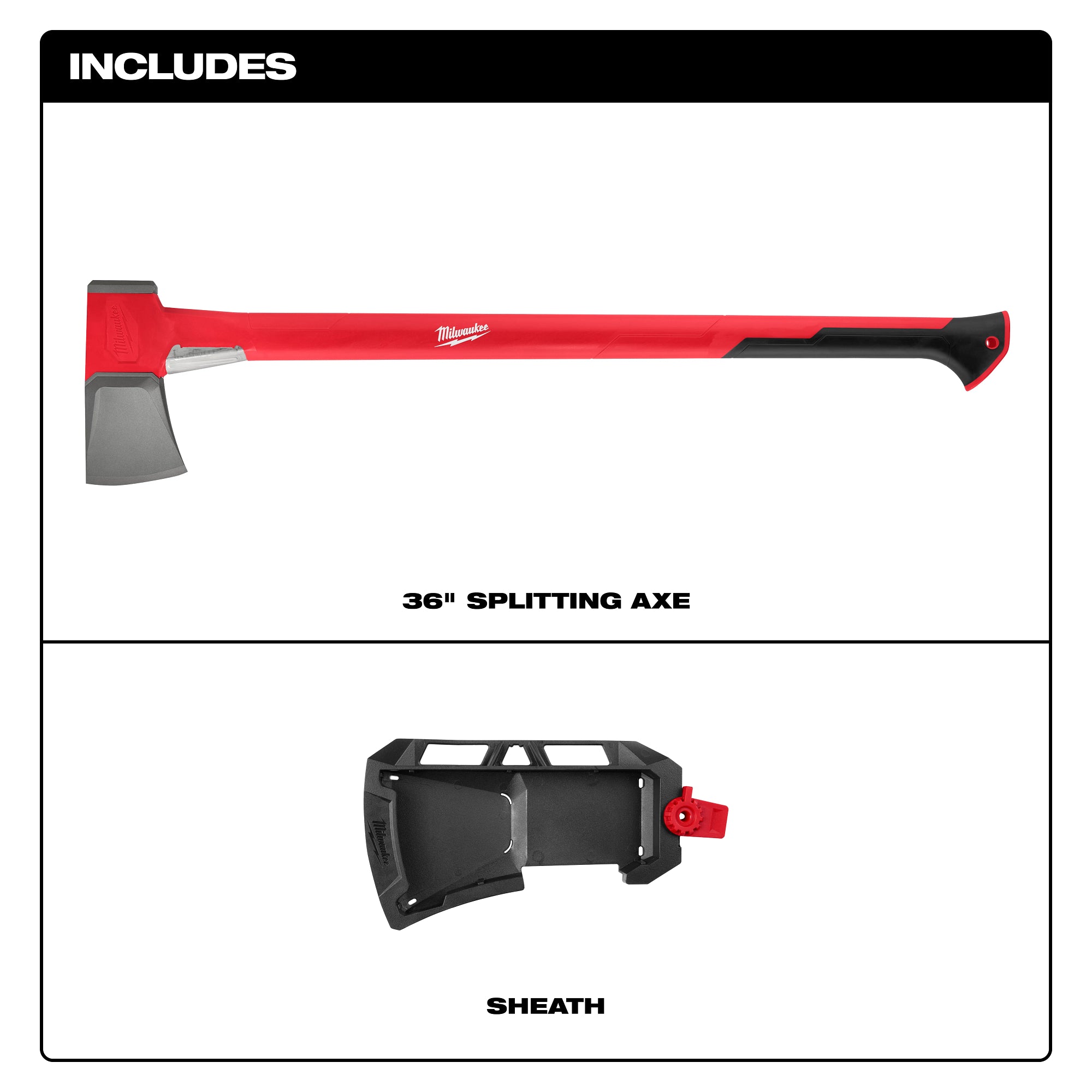 Milwaukee 48-22-9063 Splitting Axe with Included Sheath
