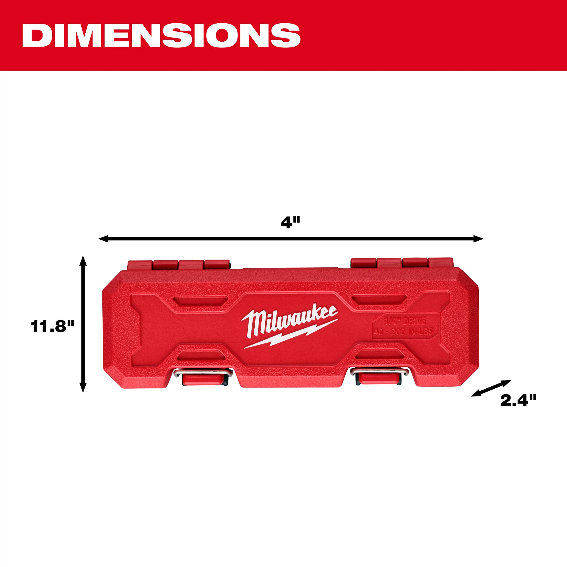 Milwaukee 48-22-9200 Head Dimensions