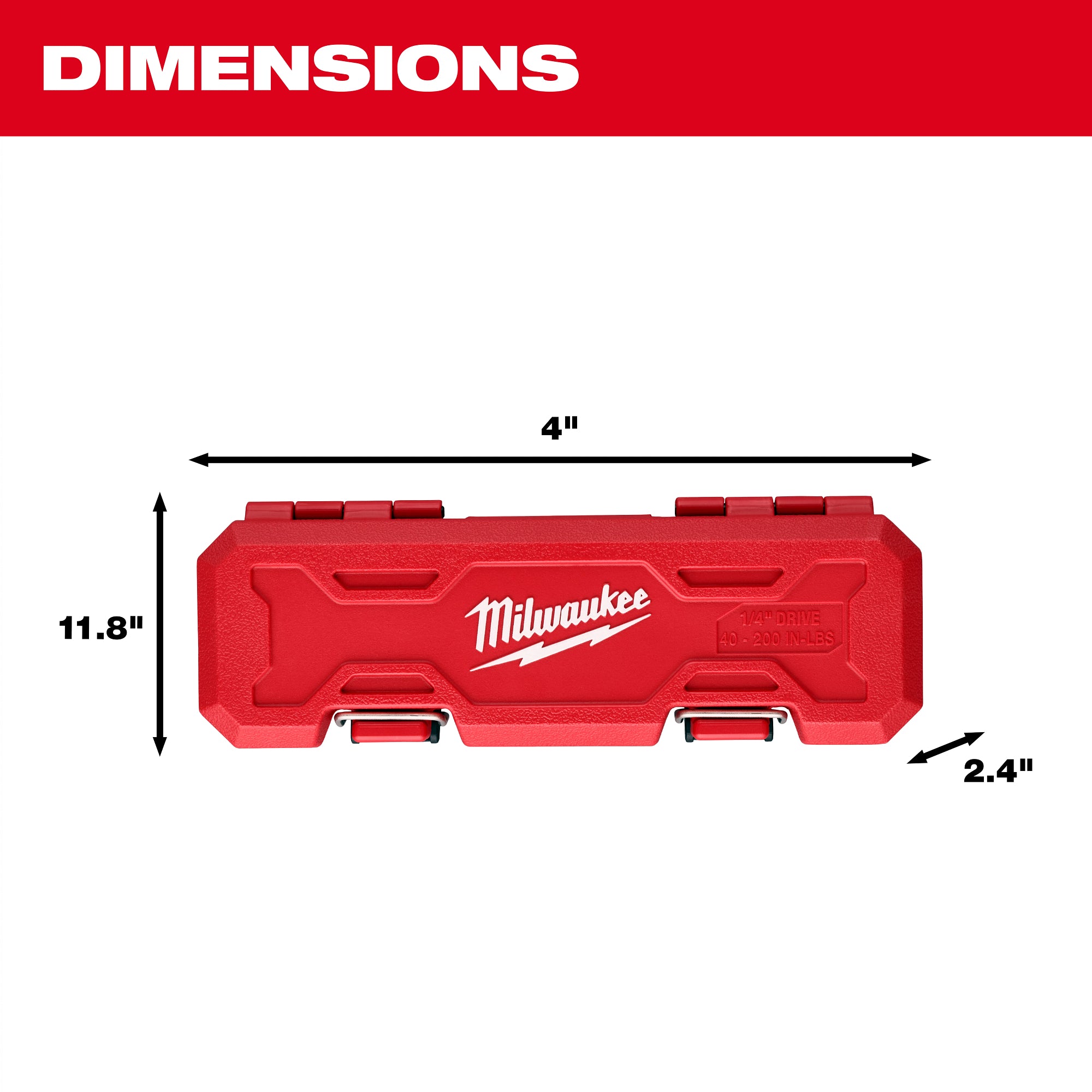 Milwaukee 48-22-9200 Head Dimensions