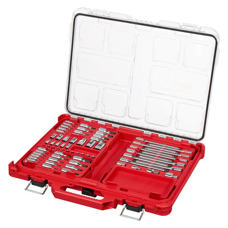 67pc 1/4”, 3/8”, and 1/2” Drive TORX® Bit Socket Set with PACKOUT™ ​Low-Profile Organizer