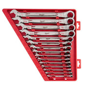 Milwaukee 48-22-9416 - Milwaukee 48-22-9416 15pc Ratcheting Combination Wrench Set - SAE (View 1)