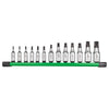 Milwaukee 48-22-9535 13-Piece 1/4" & 3/8" Drive Tamper Proof TORX® Bit Socket Set
