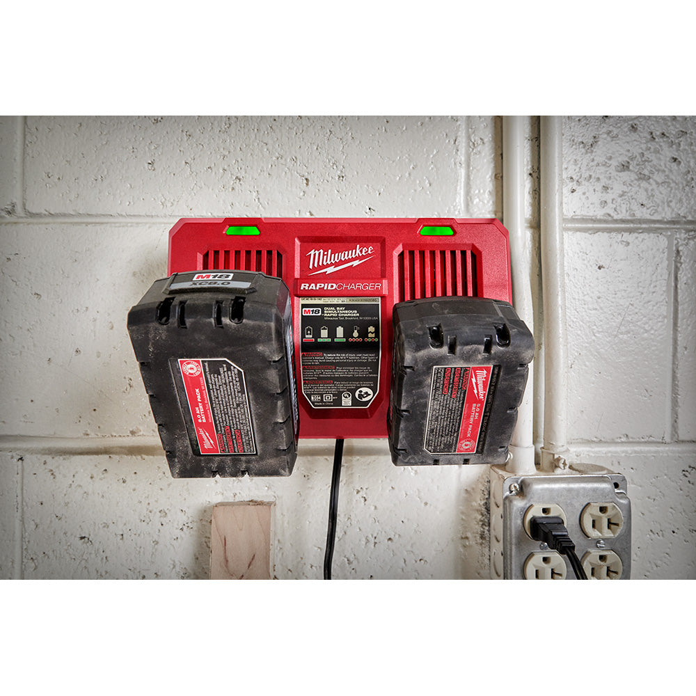 Milwaukee 48-59-1802 - M18™ Dual Bay Simultaneous Rapid Charger