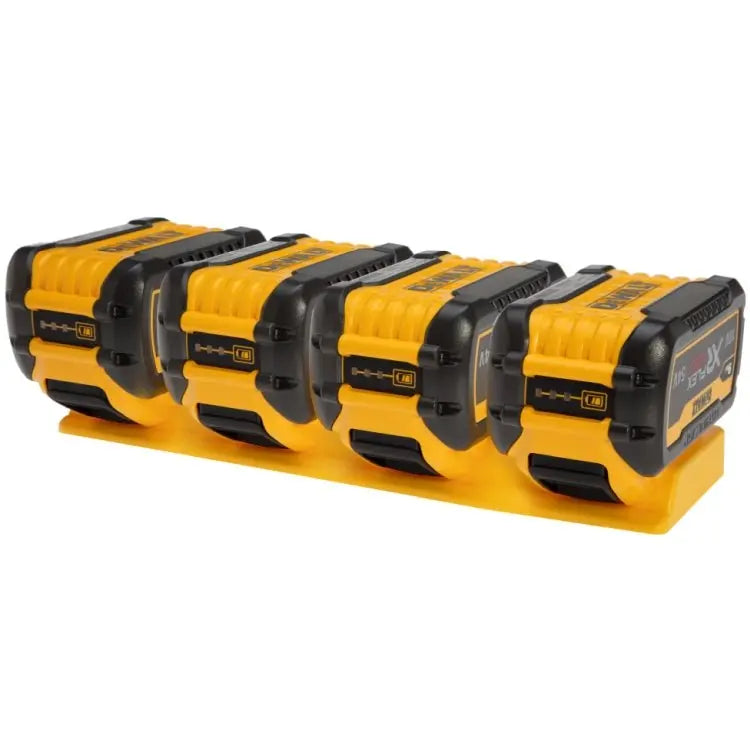 48 Tools BH-FLEX-YEL-04 Yellow Battery Holder for Dewalt 60V Batteries - Wise Line Tools