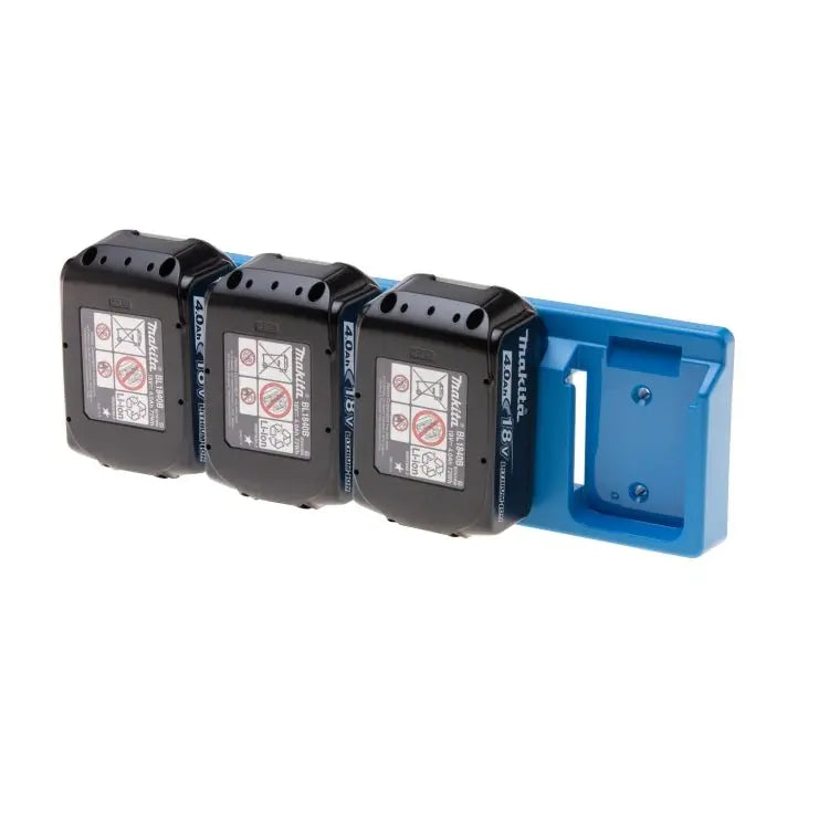 48 Tools BH-MAK-BLU-04 Light Blue Battery Holder for Makita 18V Batteries - Wise Line Tools