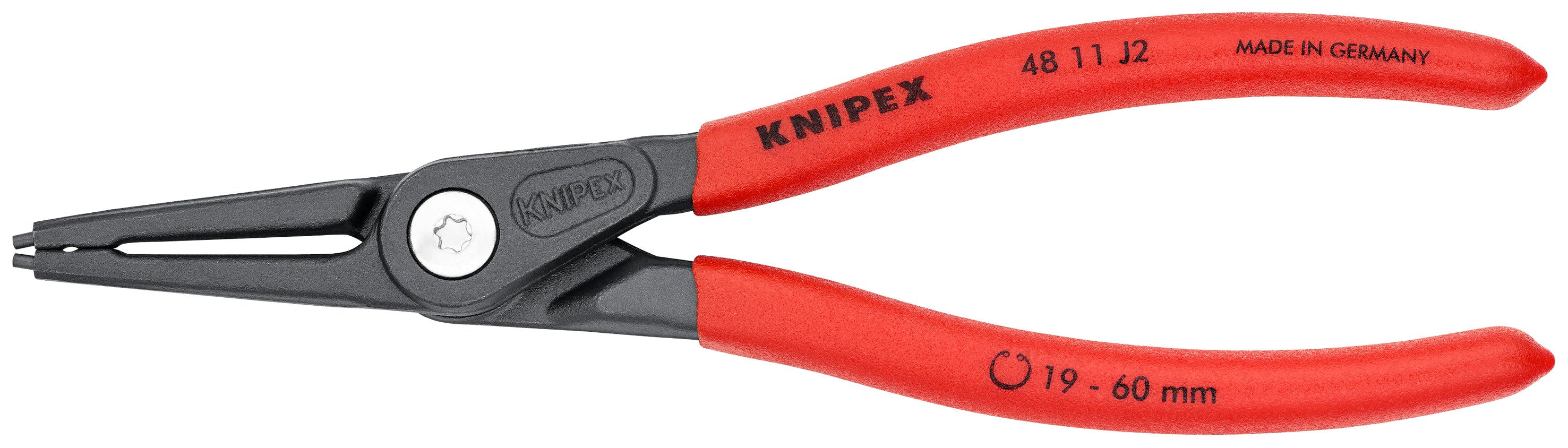 Knipex 4811J2 - Pince de précision pour anneaux élastiques internes 7 1/4"