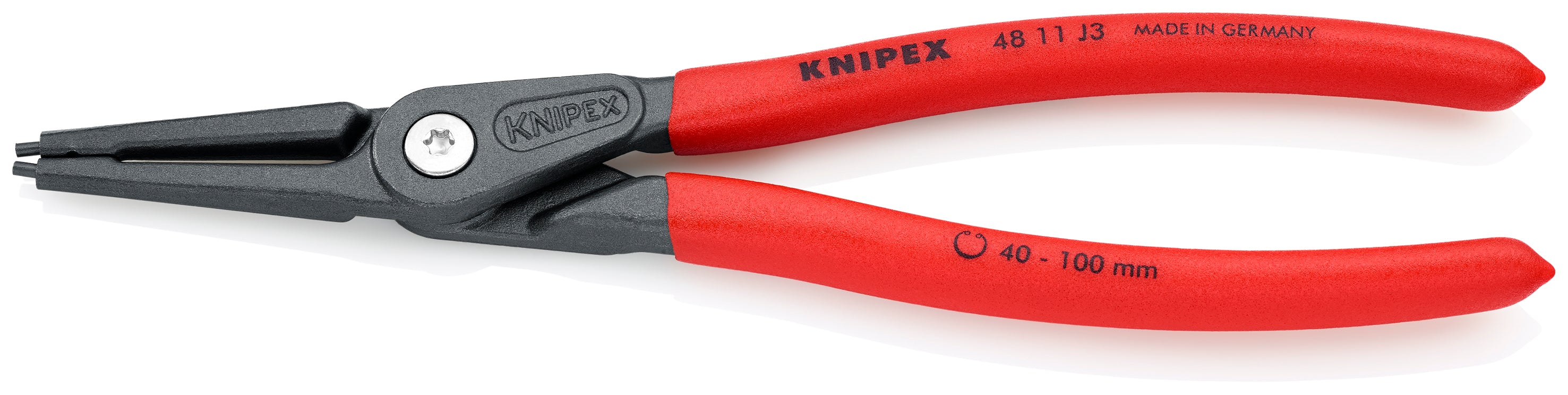 Knipex 4811J3 - Pince de précision pour anneaux élastiques internes 9"