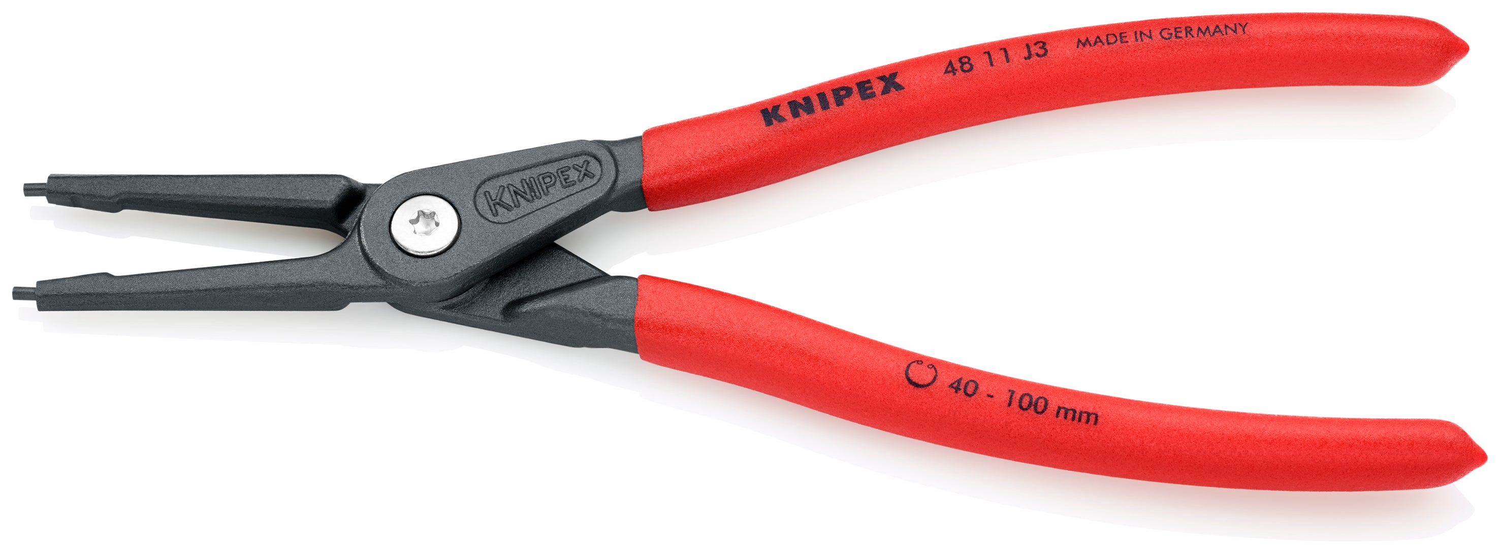 Knipex 4811J3 - Pince de précision pour anneaux élastiques internes 9"