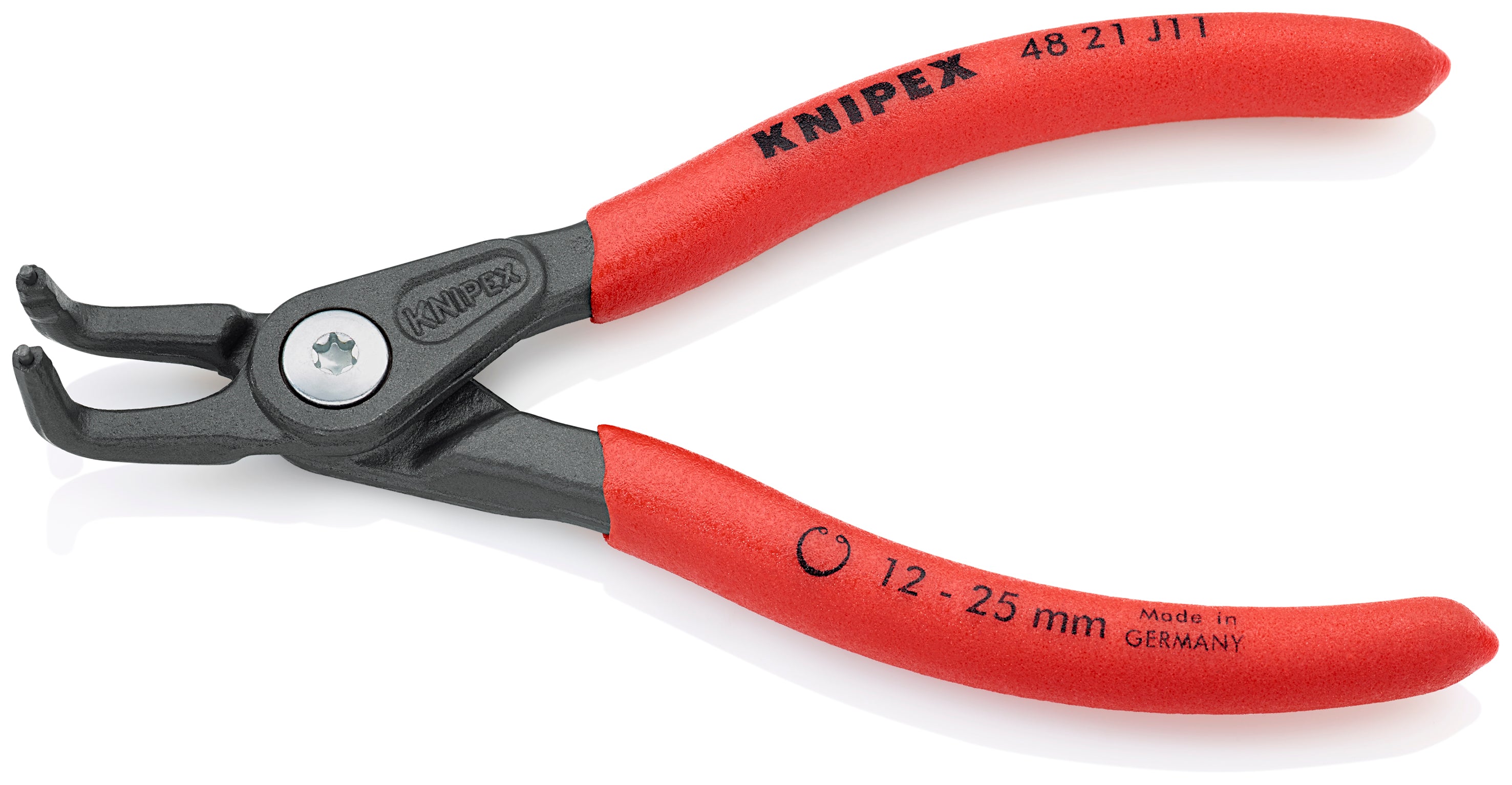 Knipex 4821J11 - Pince coudée de précision pour anneaux élastiques internes de 5 pouces (127 mm)