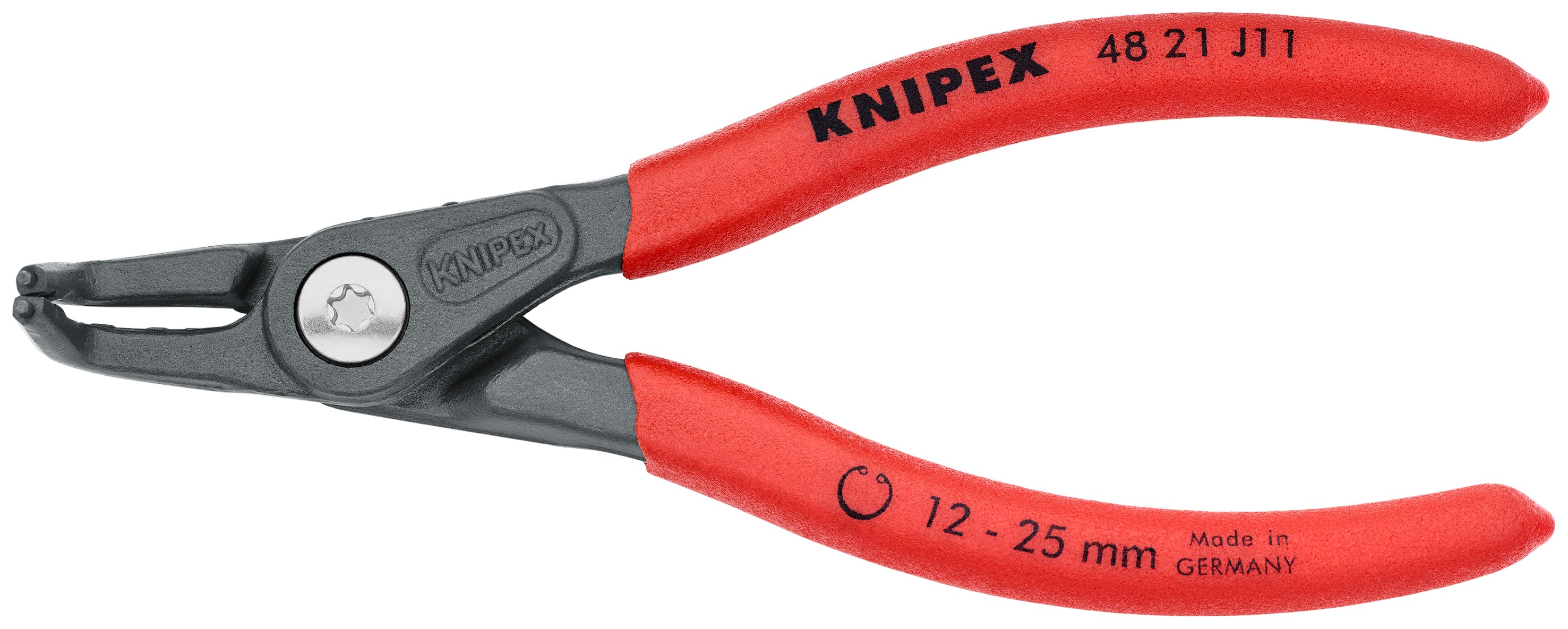 Knipex 4821J11 - Pince coudée de précision pour anneaux élastiques internes de 5 pouces (127 mm)