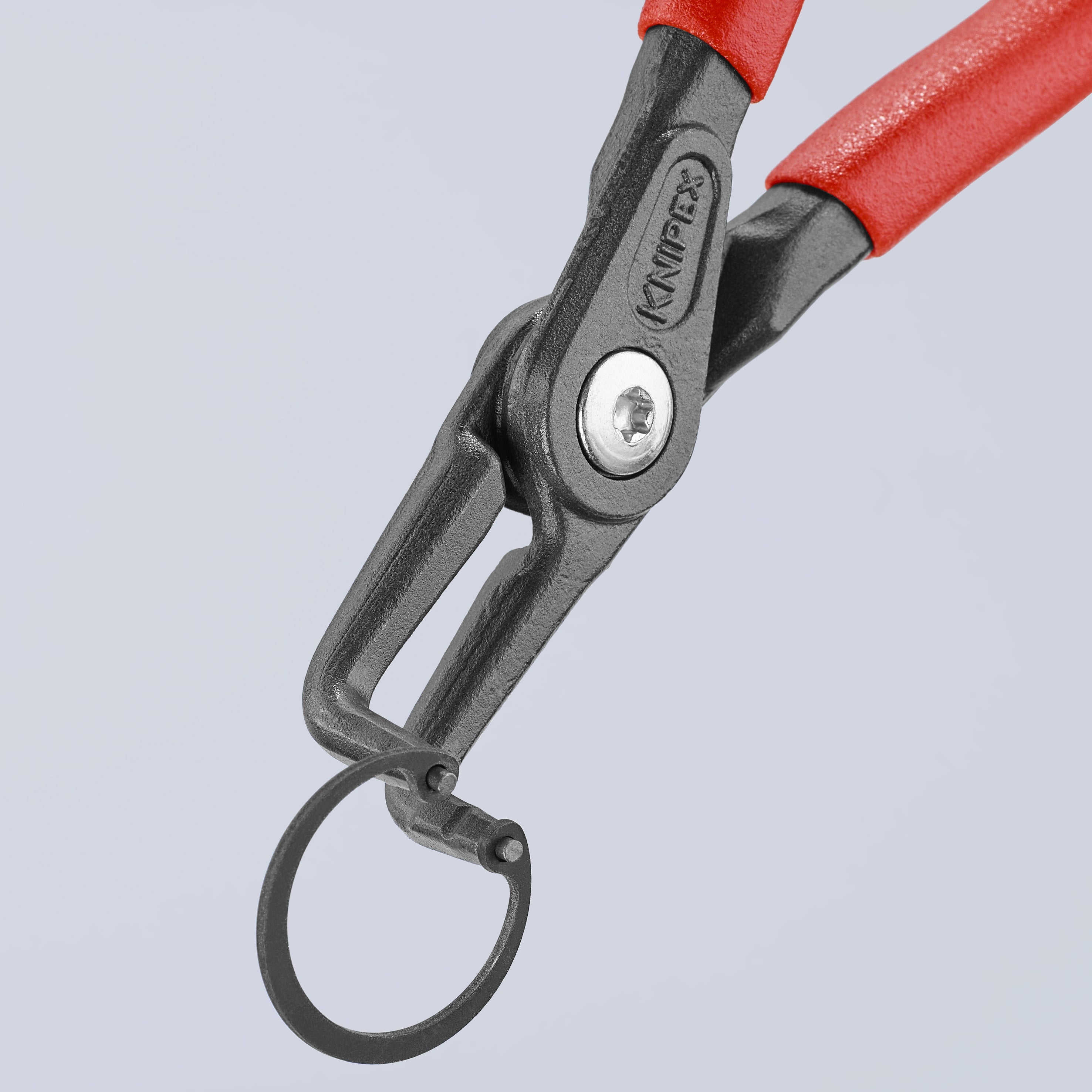 Knipex 4821J21 - 6 1/2" Innenliegende, um 90° abgewinkelte Präzisions-Sicherungsringzange