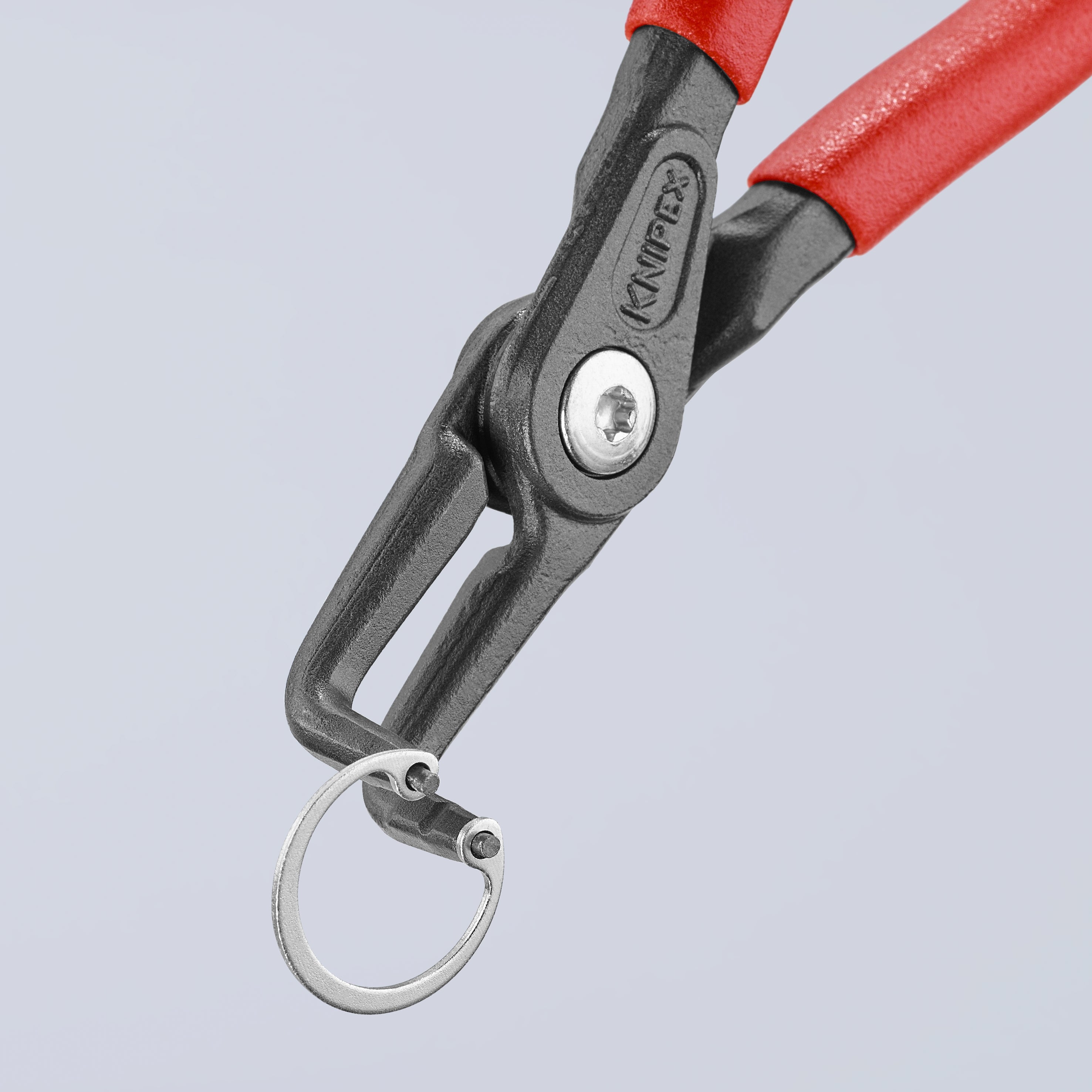 Knipex 4821J21 - 6 1/2" Innenliegende, um 90° abgewinkelte Präzisions-Sicherungsringzange