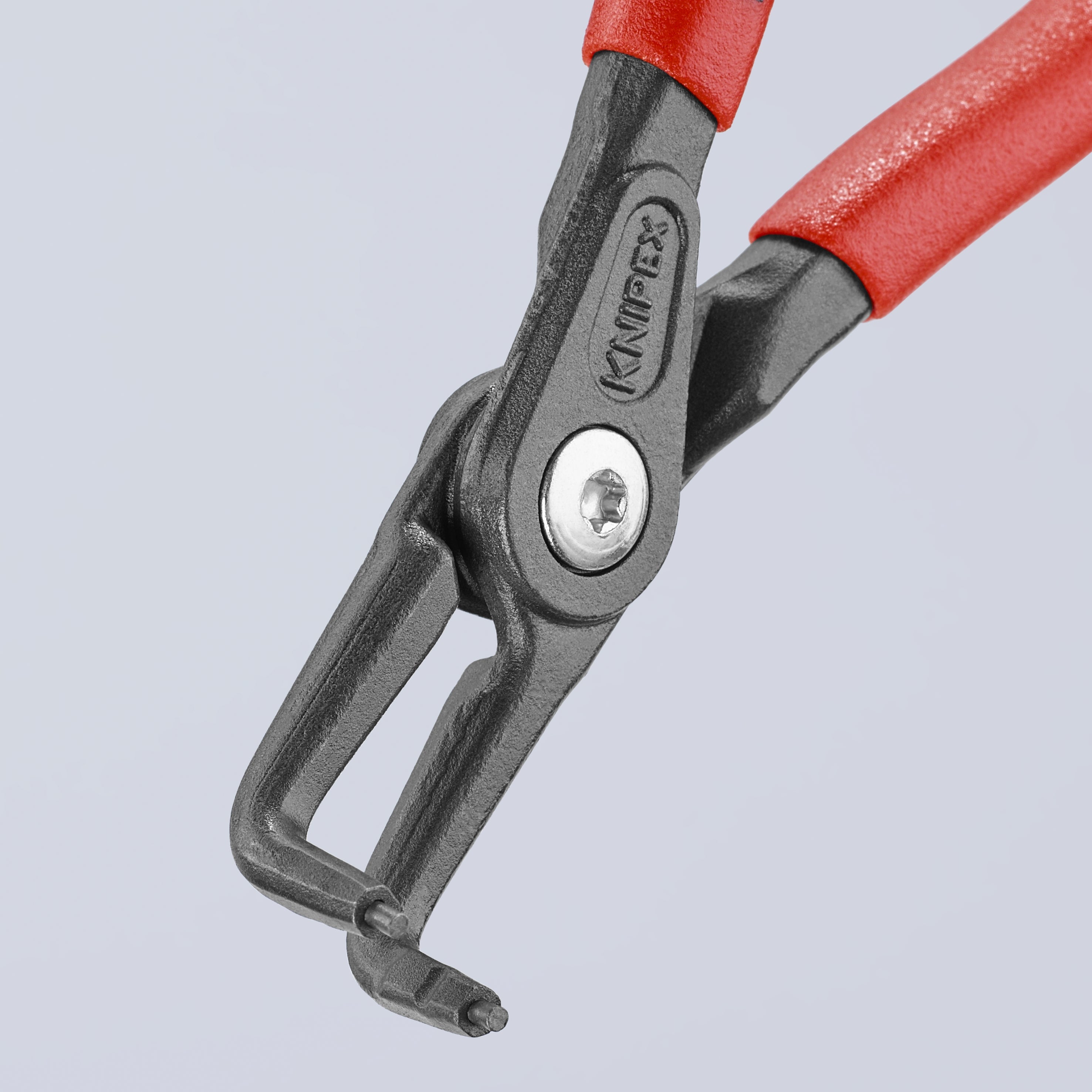 Knipex 4821J21 - 6 1/2" Innenliegende, um 90° abgewinkelte Präzisions-Sicherungsringzange