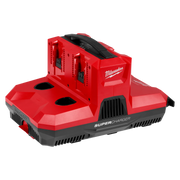 MILWAUKEE 48-59-1818 - M18 & M12 Four Bay Simultaneous Super Charger w/ PACKOUT Compatibility