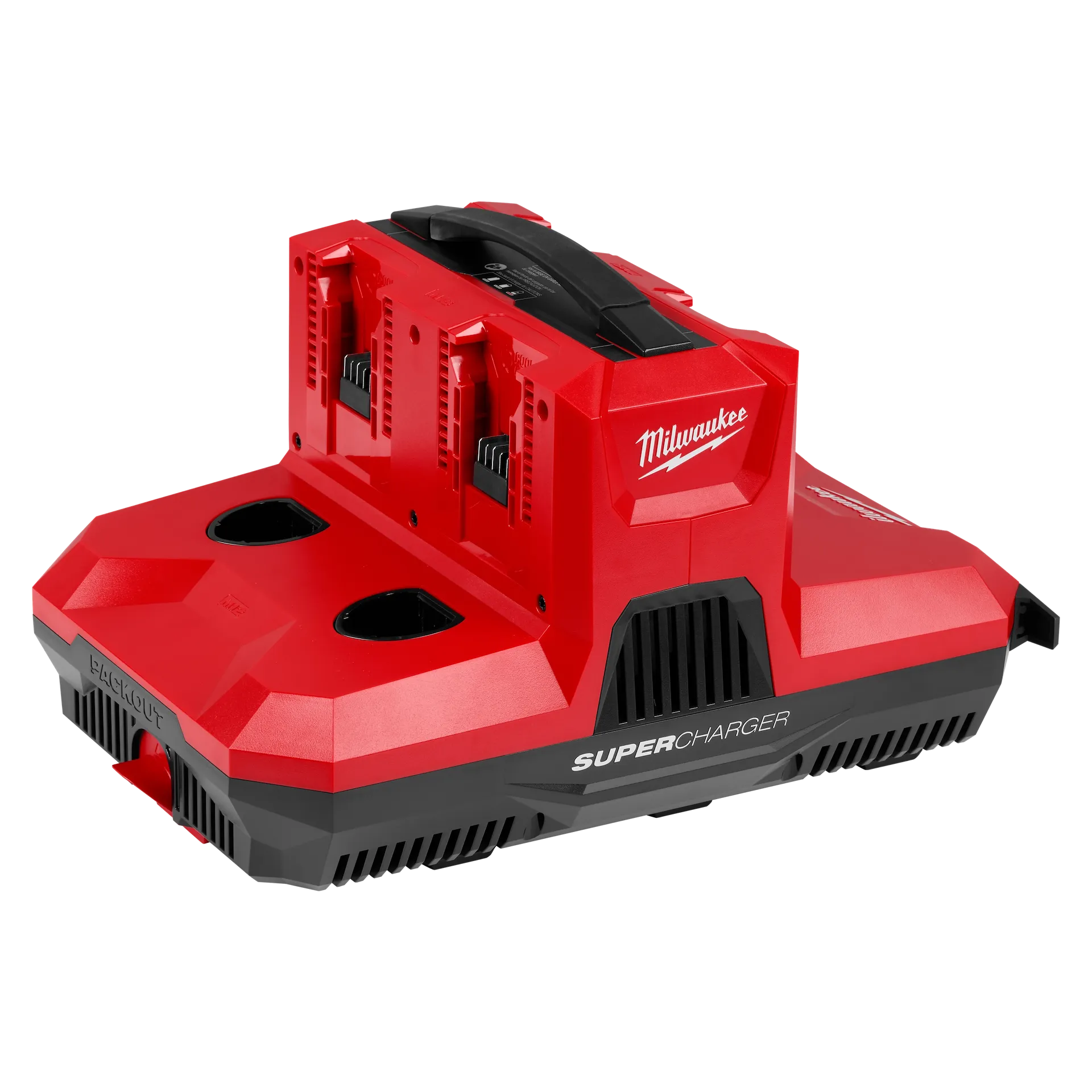 MILWAUKEE 48-59-1818 - M18 & M12 Four Bay Simultaneous Super Charger w/ PACKOUT Compatibility