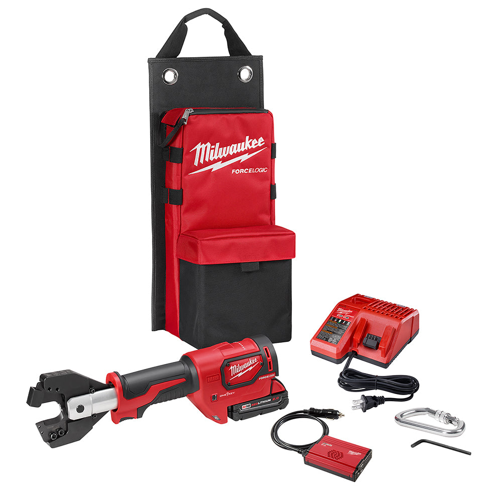 Milwaukee 2672-21S - M18™ FORCE LOGIC™ Kabelschneider-Set mit 477 ACSR-Backen