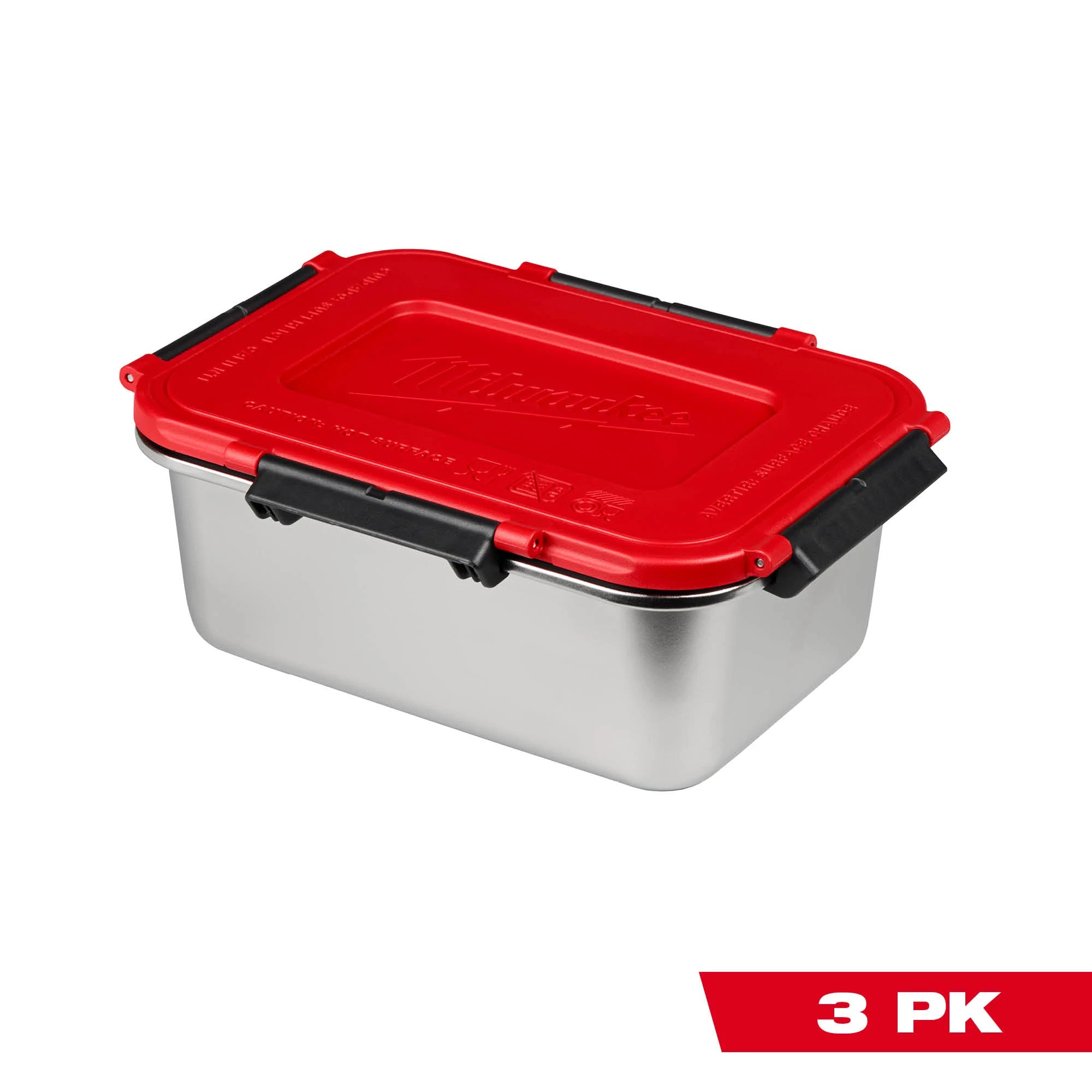 (3) Stainless Steel Containers for M18™ Jobsite Lunch Warmer
