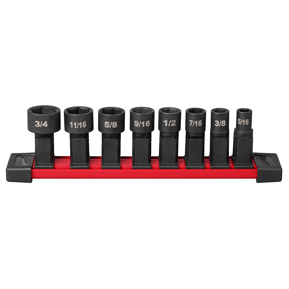 Milwaukee 49-16-1640 - Milwaukee 49-16-1640 M12 FUEL INSIDER Box Ratchet Socket SAE Set - 8 Piece (View 4)