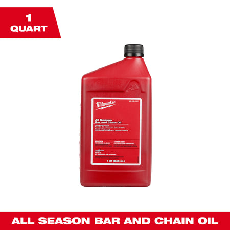 Milwaukee 49-16-2837 1-Quart All Season Bar and Chain Oil Primary Bottle View