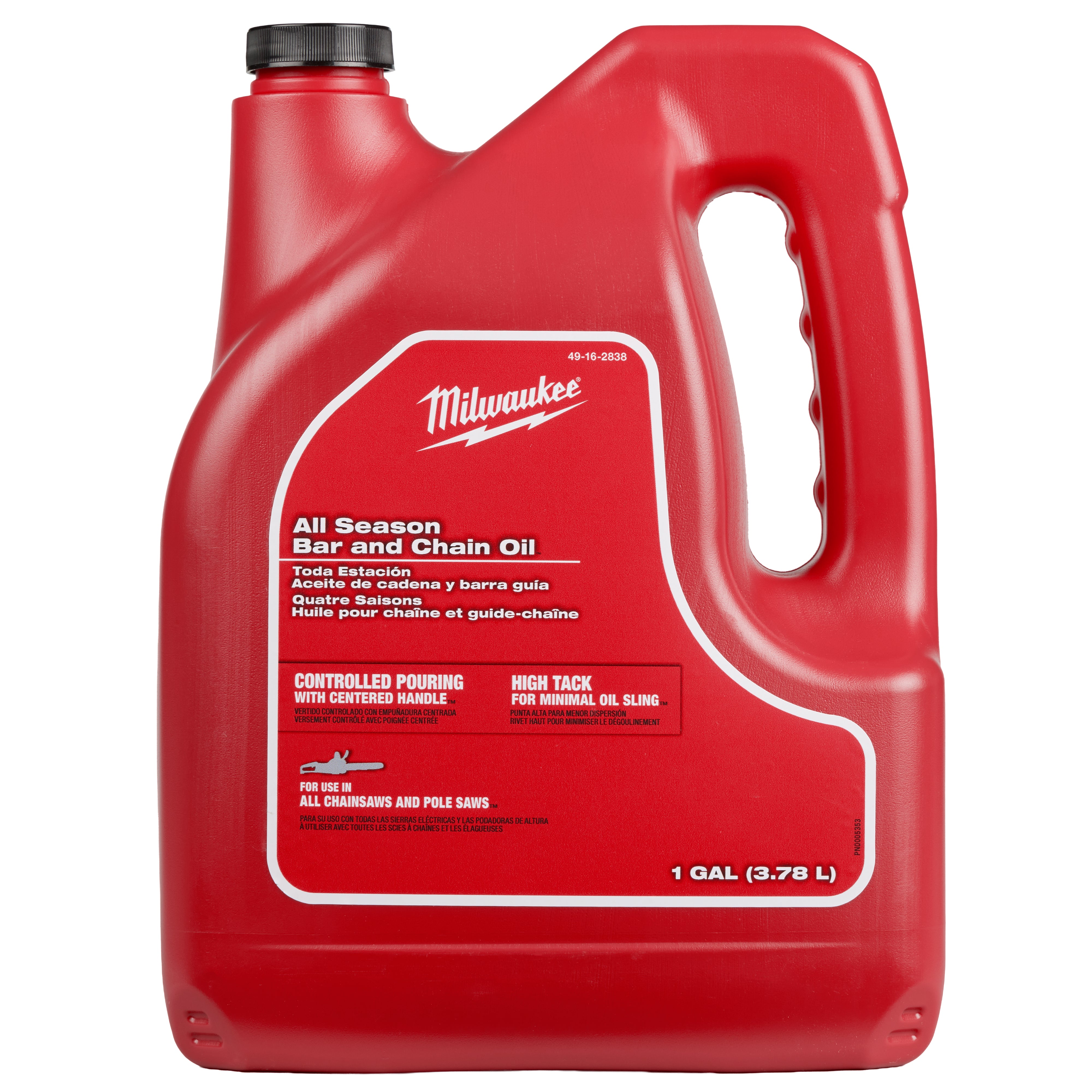 Milwaukee 49-16-2838 1 Gallon bottle side view