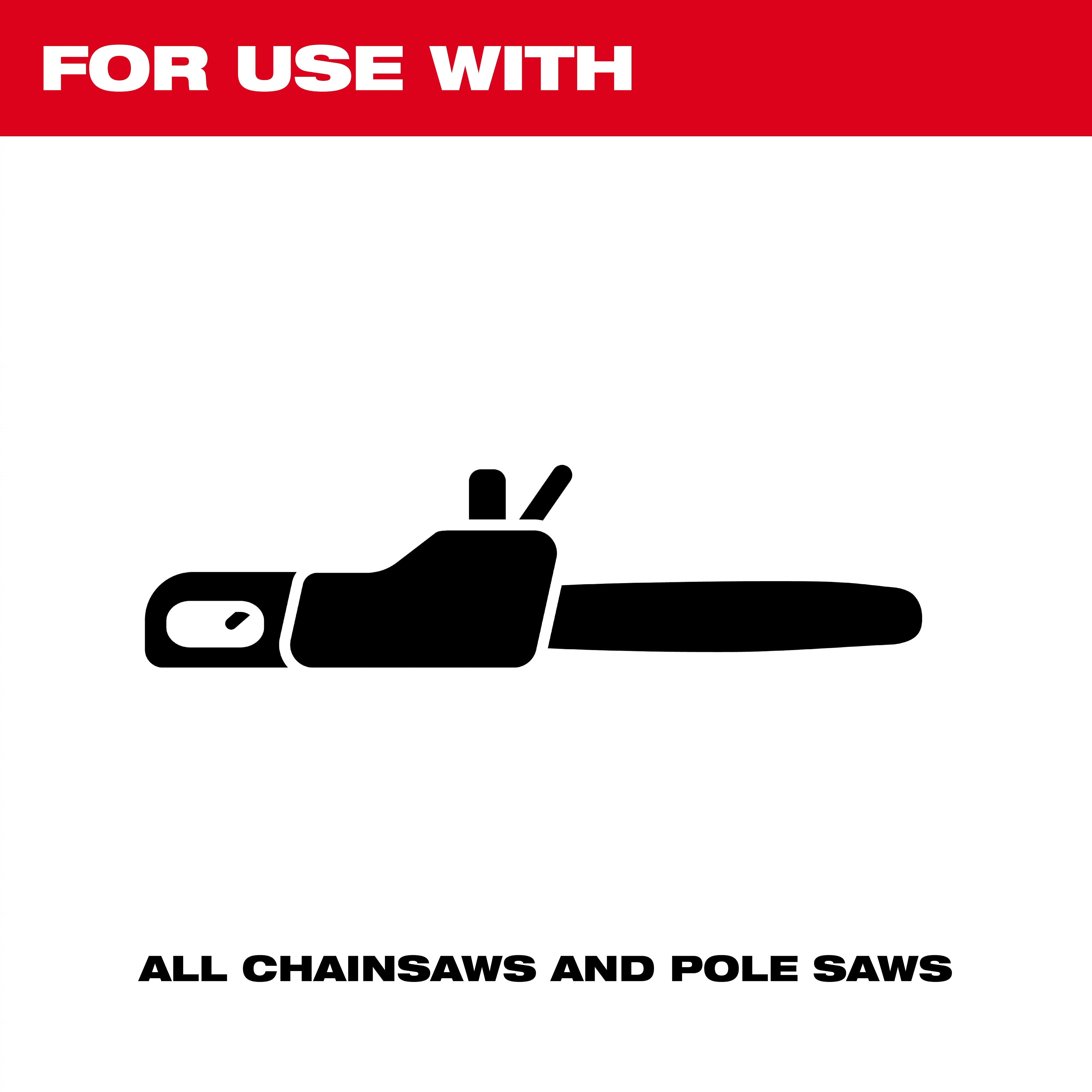 Milwaukee Bar and Chain Oil for use with chainsaws