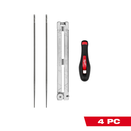 Milwaukee 49-16-2881 4pc 5/32" Saw Chain Sharpening Set Primary Image