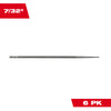 Milwaukee 49-16-2889 7/32" Round Saw Chain Sharpening Files, 6-Pack