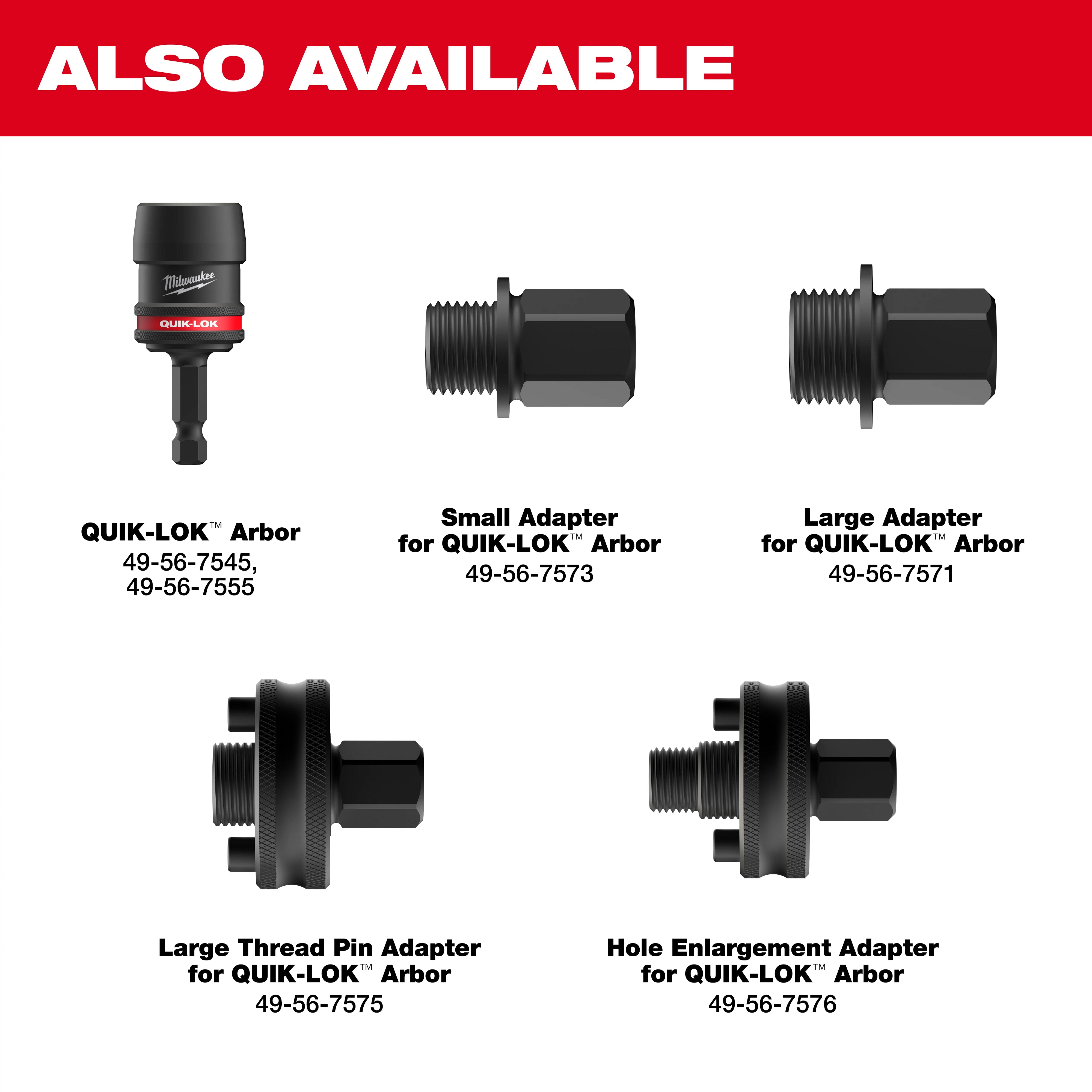 MILWAUKEE 49-22-4702 12PC QUIK LOK™ HOLE DOZER™ Bi-Metal Kit with PACKOUT™ Compact Organizer