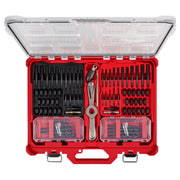 107PC SAE & Metric Tap & Die PACKOUT™ Set w/ HEX-LOK™ 2-in-1 Handle