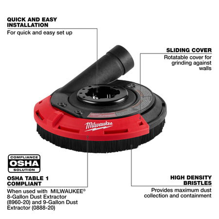 Milwaukee 49-40-6200 Dust Shroud Side Profile
