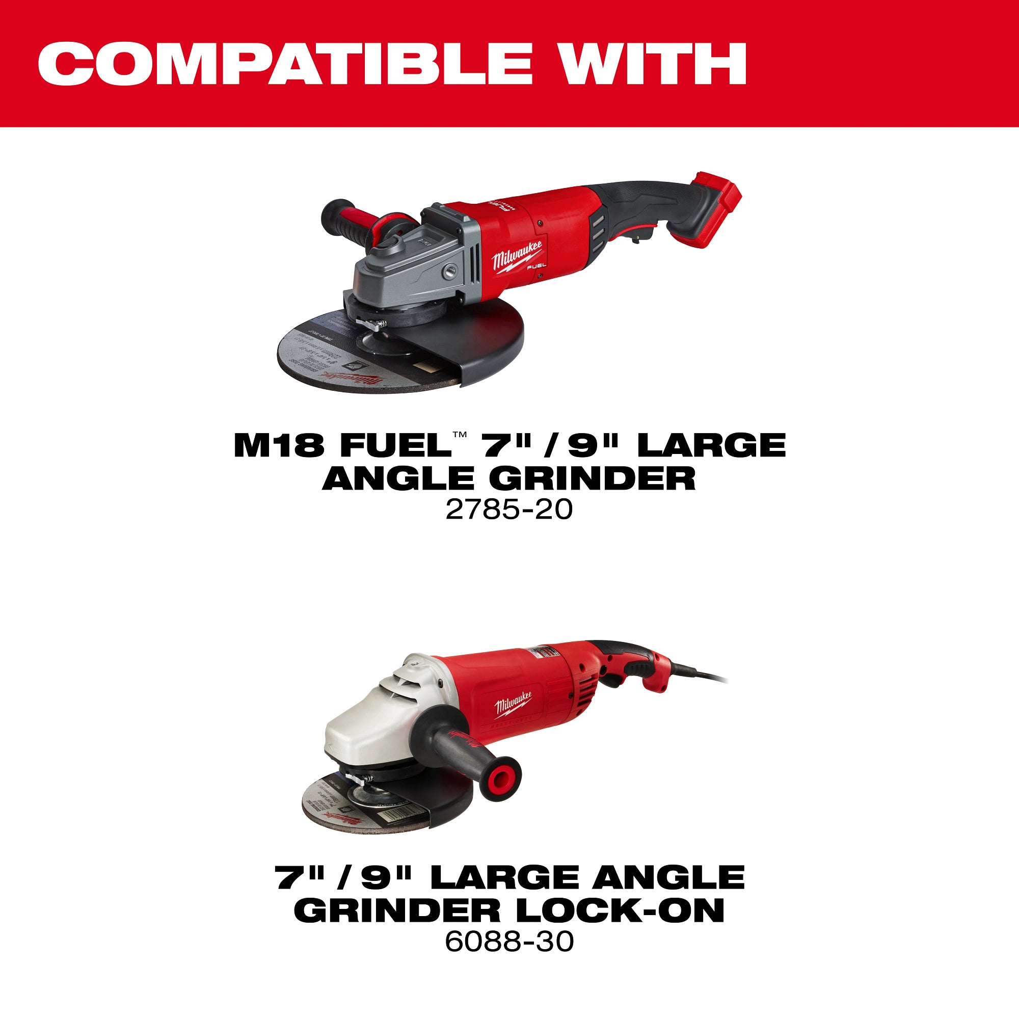 Milwaukee 49-40-6220 Compatible With 2785-20 and 6088-20 Grinders