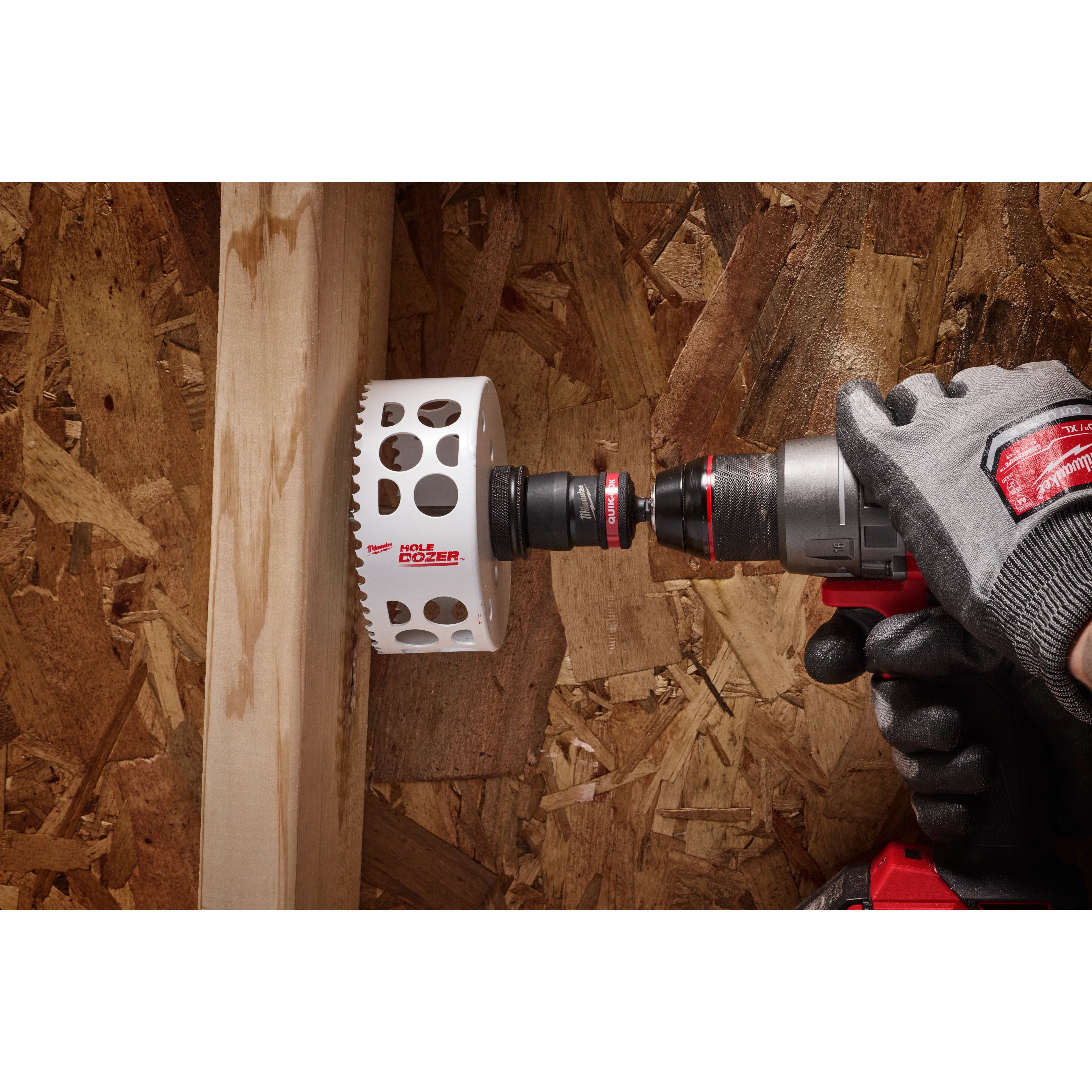 MILWAUKEE 49-22-4702 12PC QUIK LOK™ HOLE DOZER™ Bi-Metal Kit with PACKOUT™ Compact Organizer