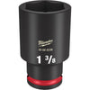 Milwaukee 49-66-6236 Shockwave Impact Duty 1/2" Drive 1-3/8" Deep 6 Point Socket