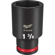 Milwaukee 49-66-6236 - Milwaukee 49-66-6236 Shockwave Impact Duty 1/2" Drive 1-3/8" Deep 6 Point Socket (View 1)