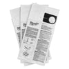 Milwaukee 49-90-1939 Fleece Dust Bags (3-Pack) for 4 Gallon Wet/Dry Vacuums