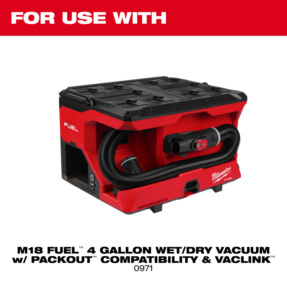 Milwaukee 49-90-1939 Compatibility with 4 Gallon Wet/Dry Vacuum