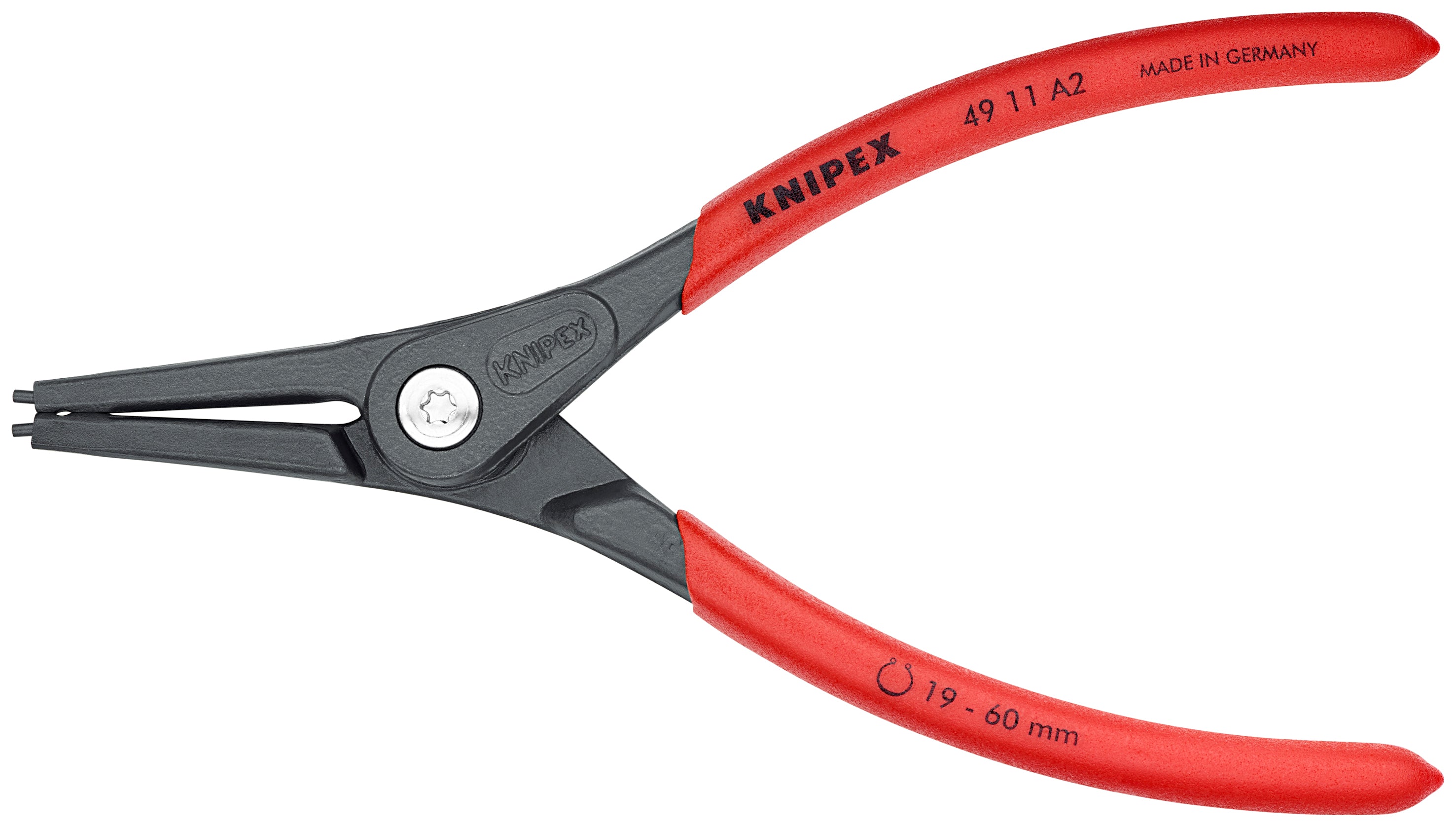 Knipex 4911A2 - 7 1/4" Außenpräzisions-Sicherungsringzange