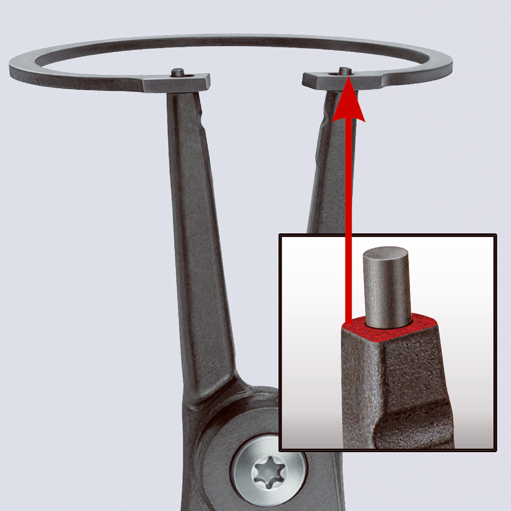 Knipex 4911A2 - 7 1/4" Außenpräzisions-Sicherungsringzange