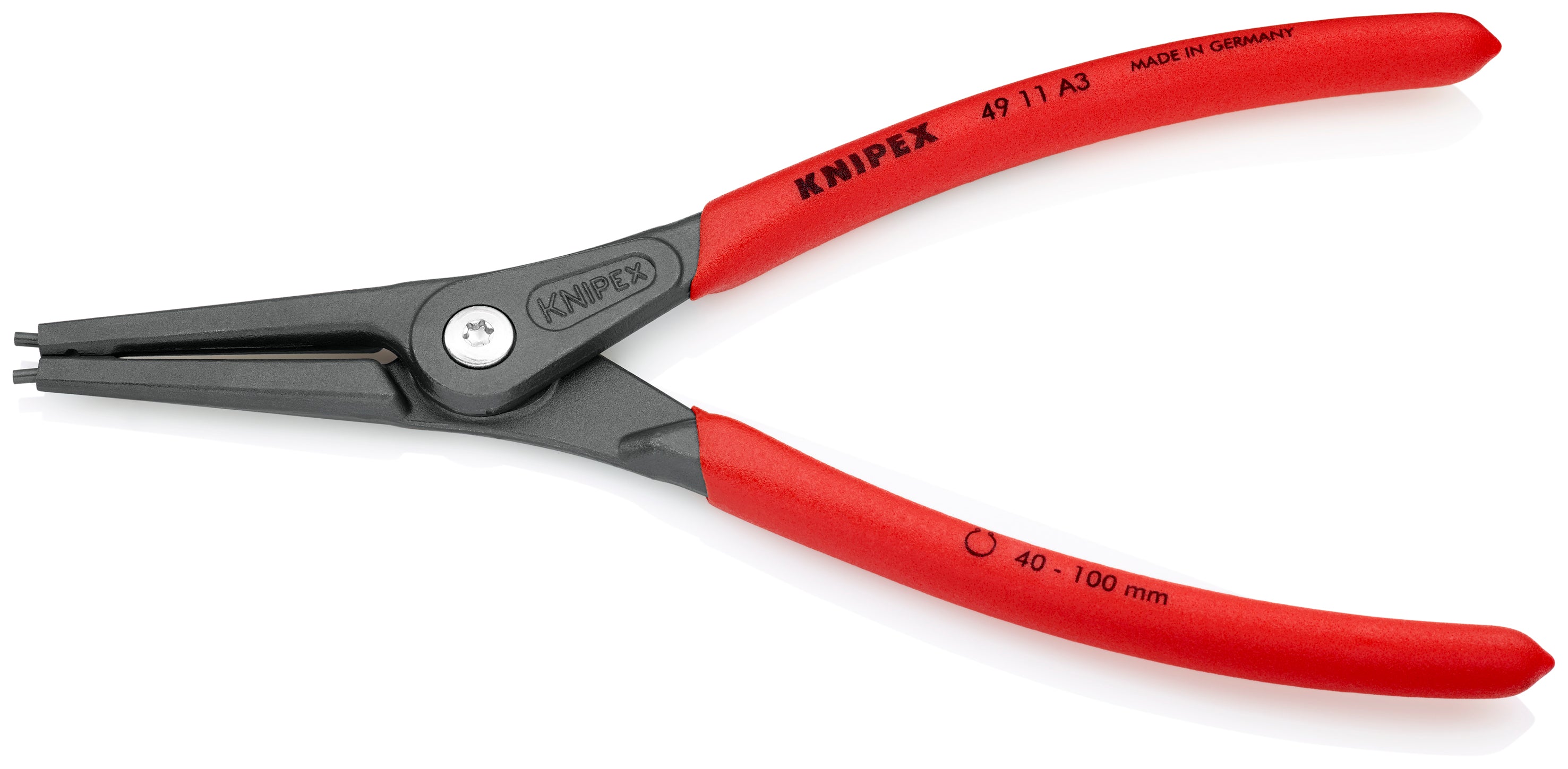 Knipex 4911A3 - 9" External Precision Snap Ring Pliers