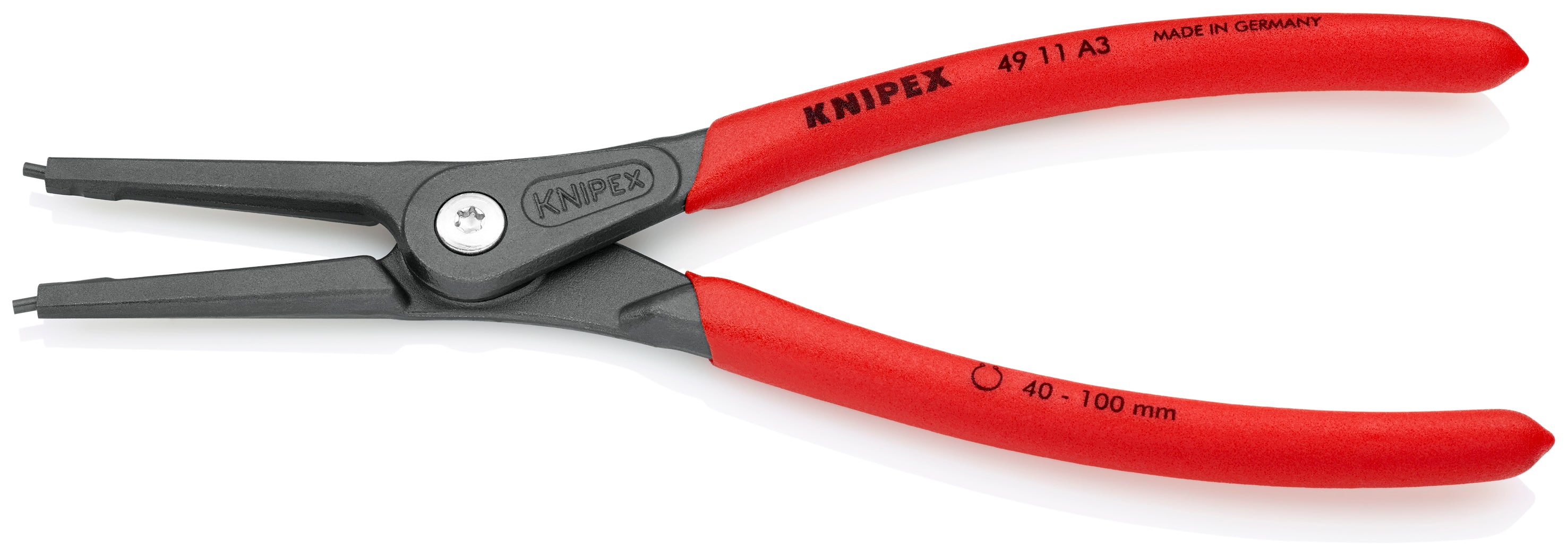 Knipex 4911A3 - 9" External Precision Snap Ring Pliers