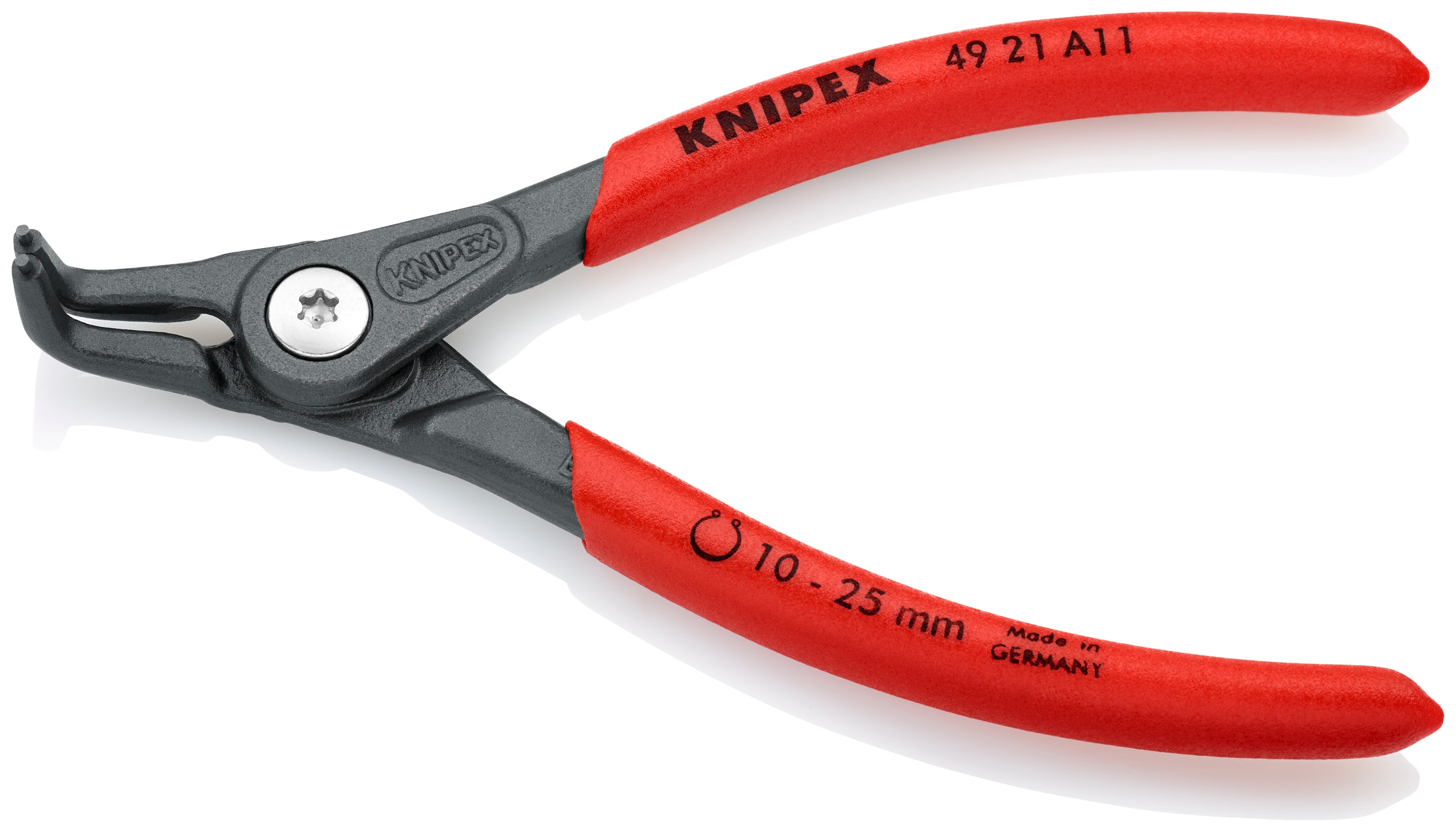 Knipex 4921A11 - 5 1/8" External 90° Angled Precision Snap Ring Pliers