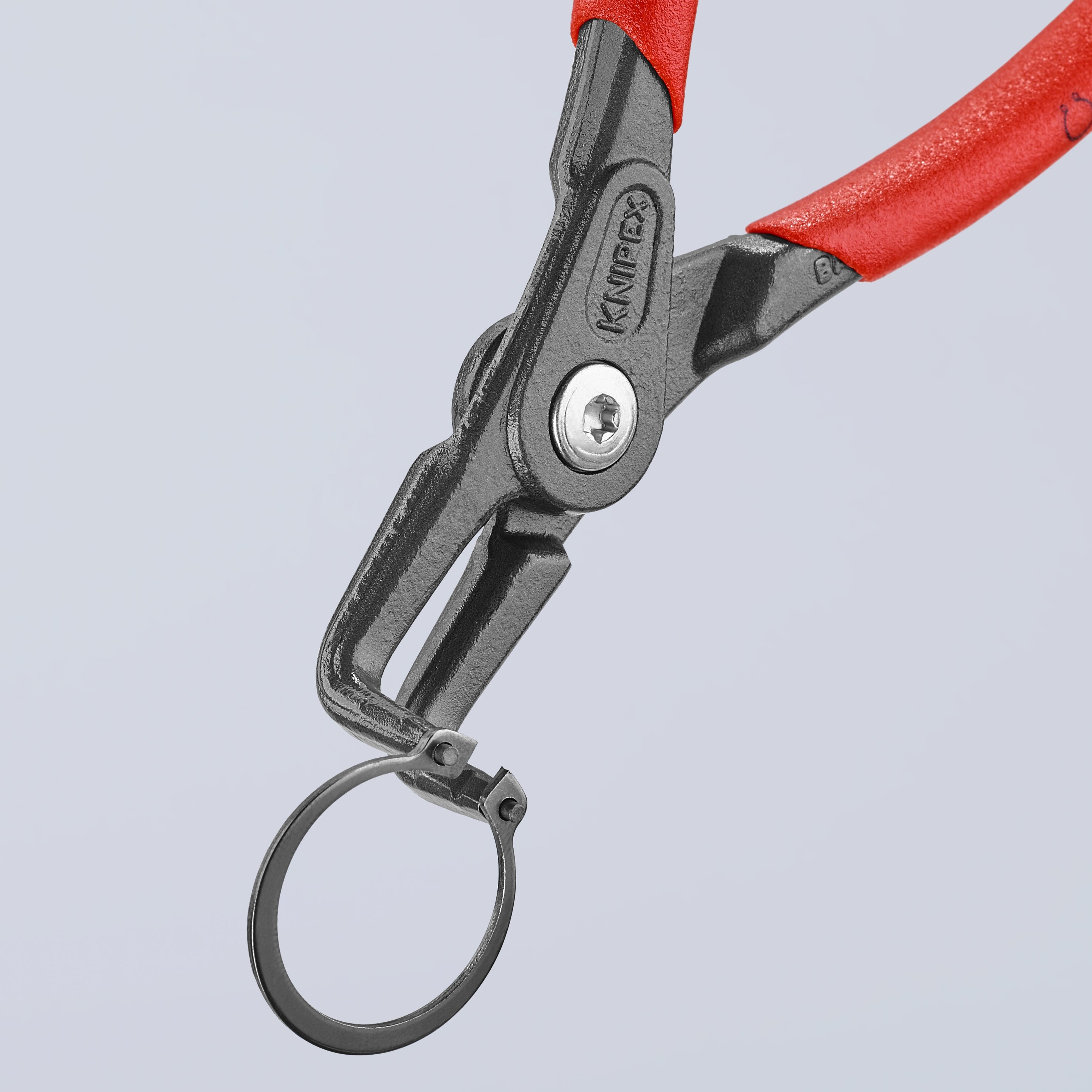 Knipex 4921A21 - 6 1/2" Außen 90° abgewinkelte Präzisions-Sicherungsringzange