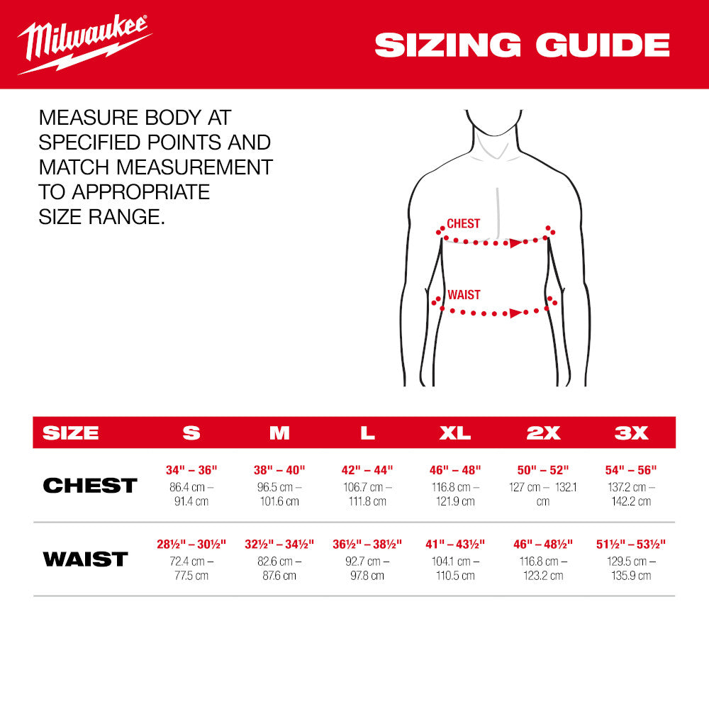 Milwaukee M300N-213X - M12™ Heated AXIS™ Vest Kit - Brown 3X