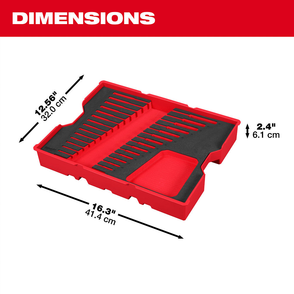 MILWAUKEE 48-22-0157 15pc SAE Combo Wrenches w/Foam